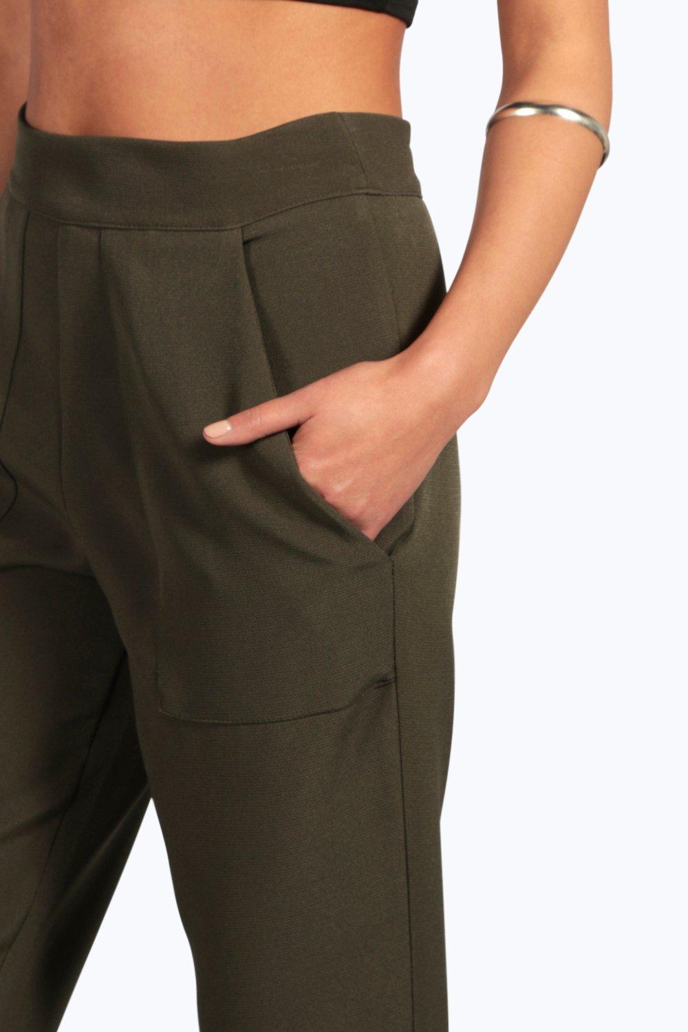 boohoo silver trousers