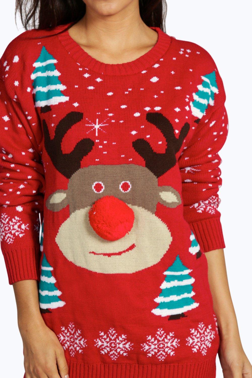 naughty nice christmas jumper