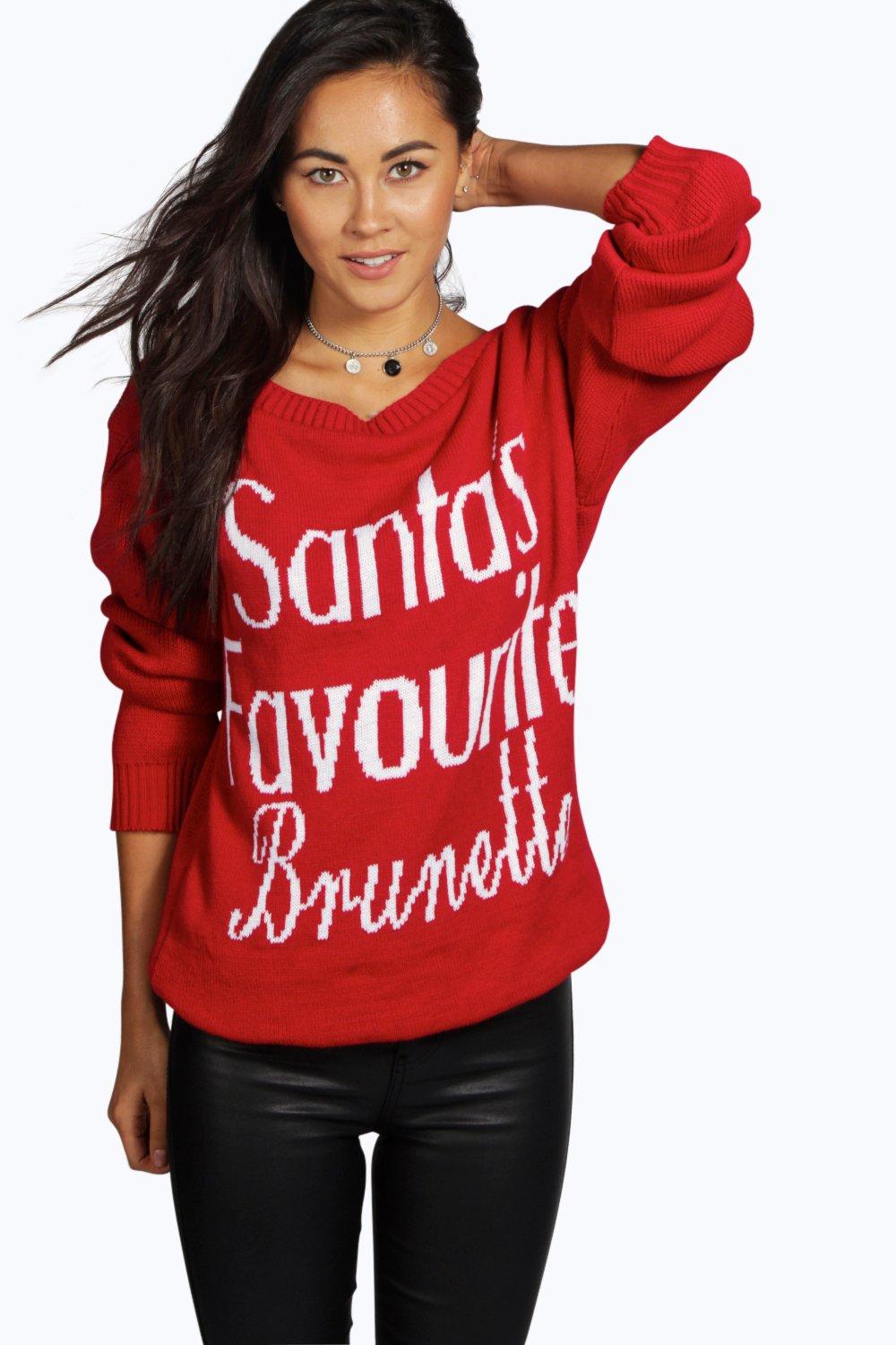 santas favourite christmas jumper