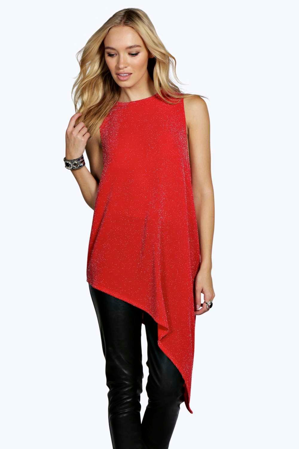 asymmetrical tunic top