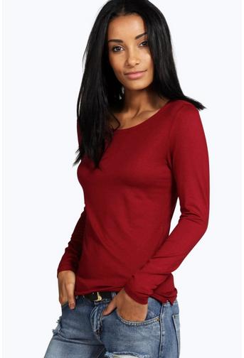 Skye Crew Neck Long Sleeve Top