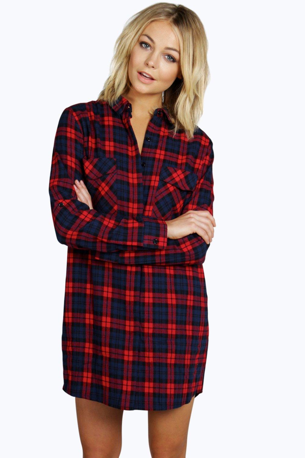 longline checked shirts