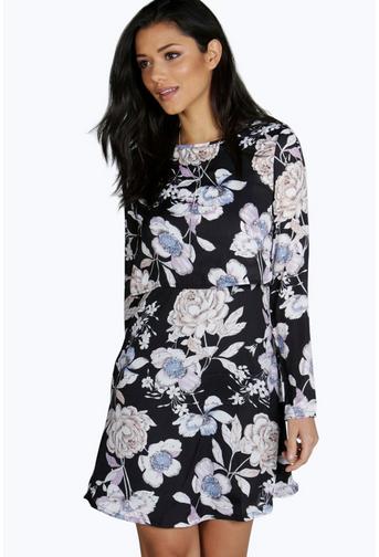 Iolanda Floral Layer Shift Dress