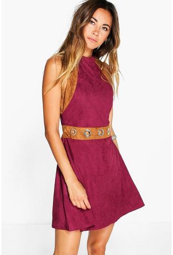 Boutique Carmen Eyelet A-Line Shift Dress