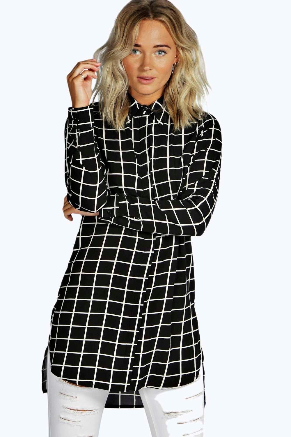 longline checked shirts