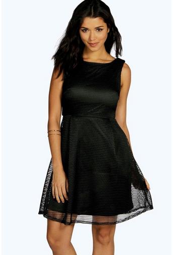 Boutique Sarah Oversized Mesh Prom Dress