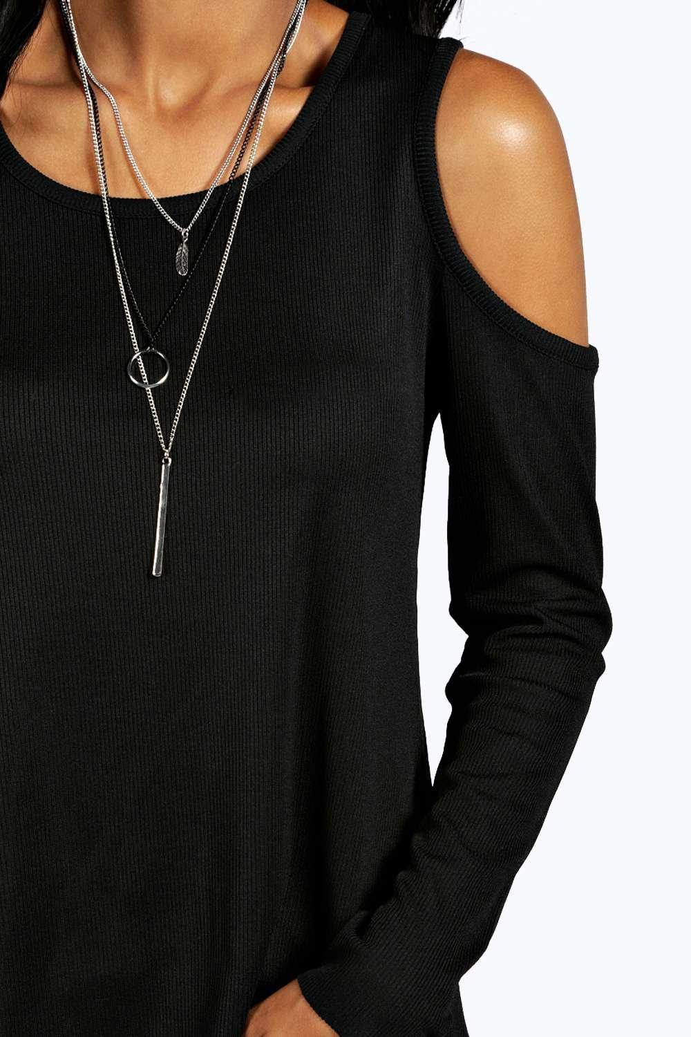 cold shoulder sleeve