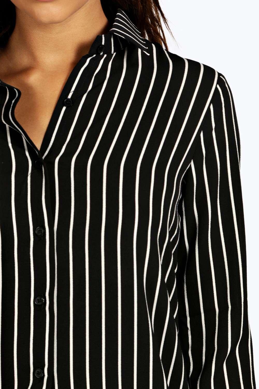 long sleeve womens striped shirt