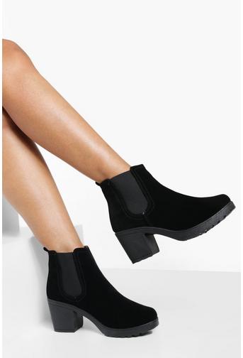 mattison block heel boot