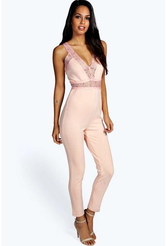 Ellie Eyelash Lace Jumpsuit
