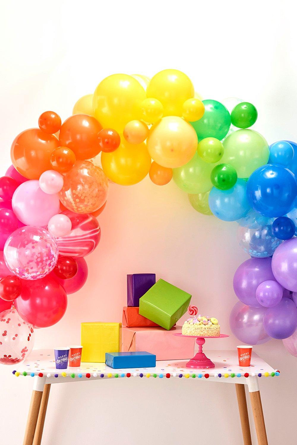 boohoo Womens Ginger Ray Rainbow Balloon Arch - Multi - One Size, Multi