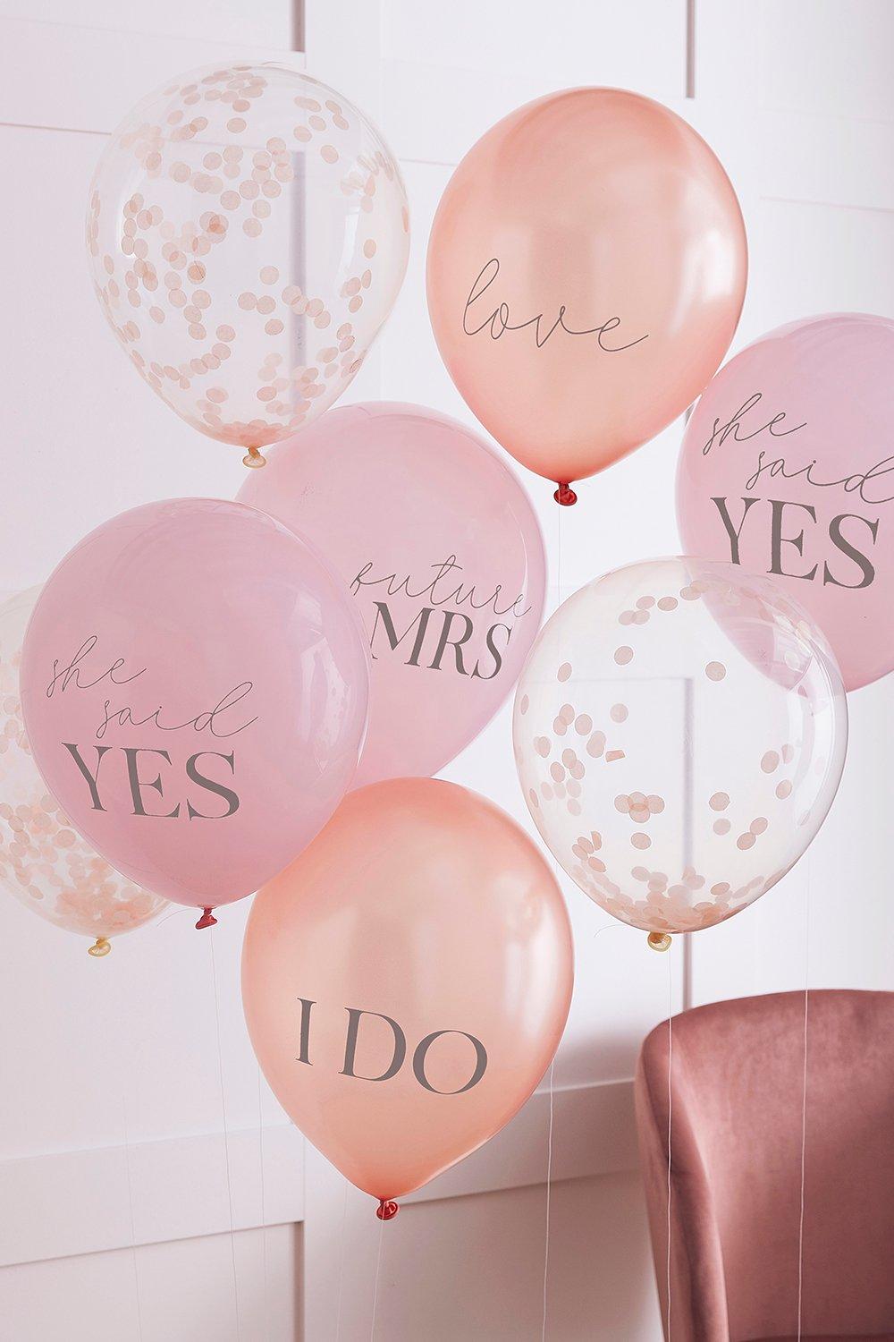 Ginger Ray Slogan Hen Party Balloons, Pink