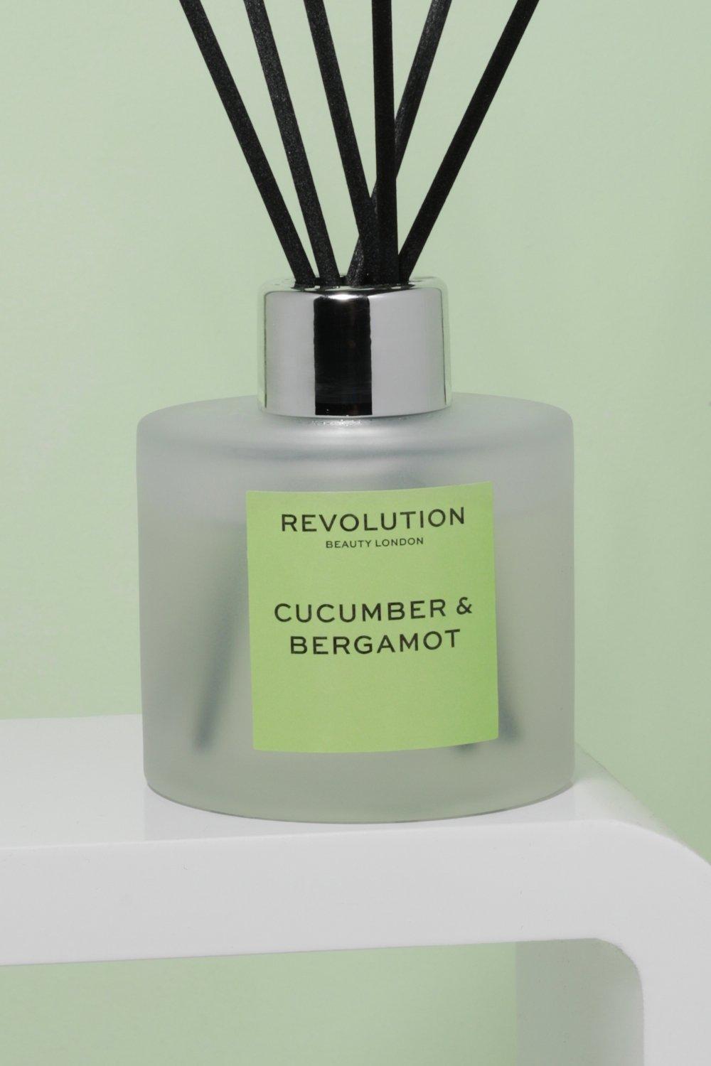 Revolution Cucumber & Bergamot Reed Diffuser, Green