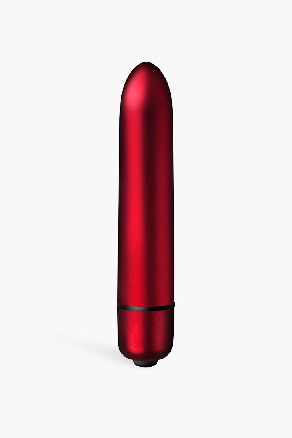 Image of Womens Touch Of Velvet Vibrator - Red - One Size, Red