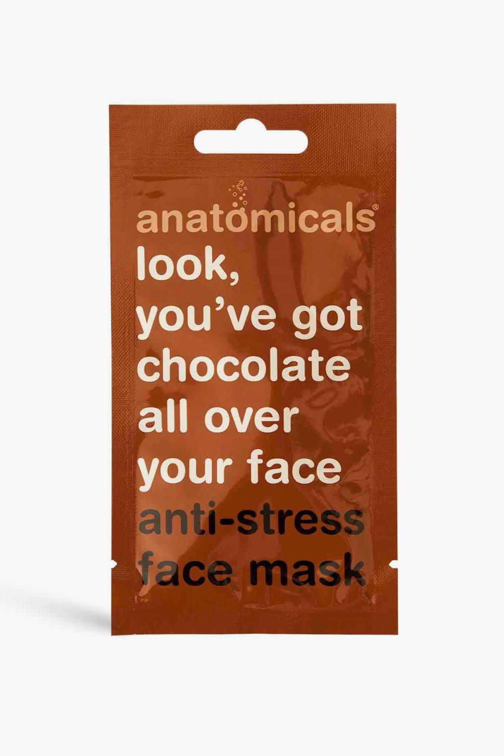 Anatomicals Chocolate Anti-Stress Face Mask Gezichtsmasker, Chocolate