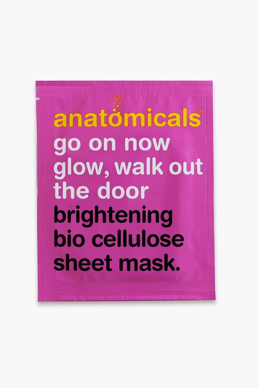 Anatomicals Brightening Bio Cellulose Mask, Pink