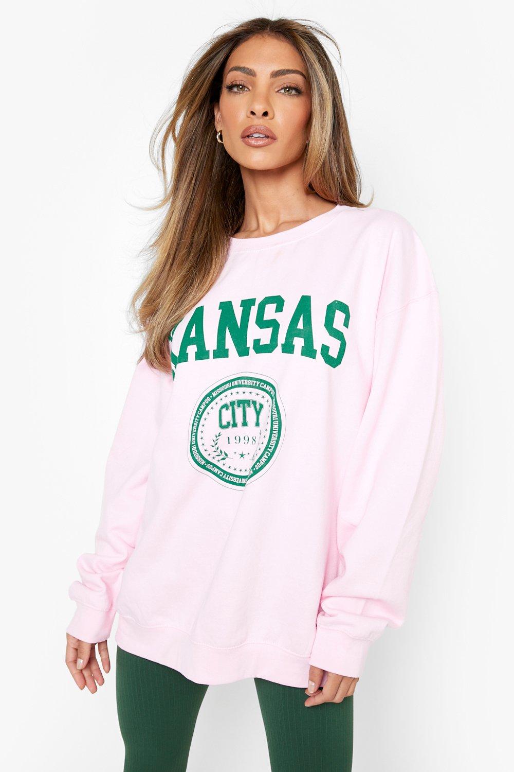 Kansas Printed Oversized Sweater