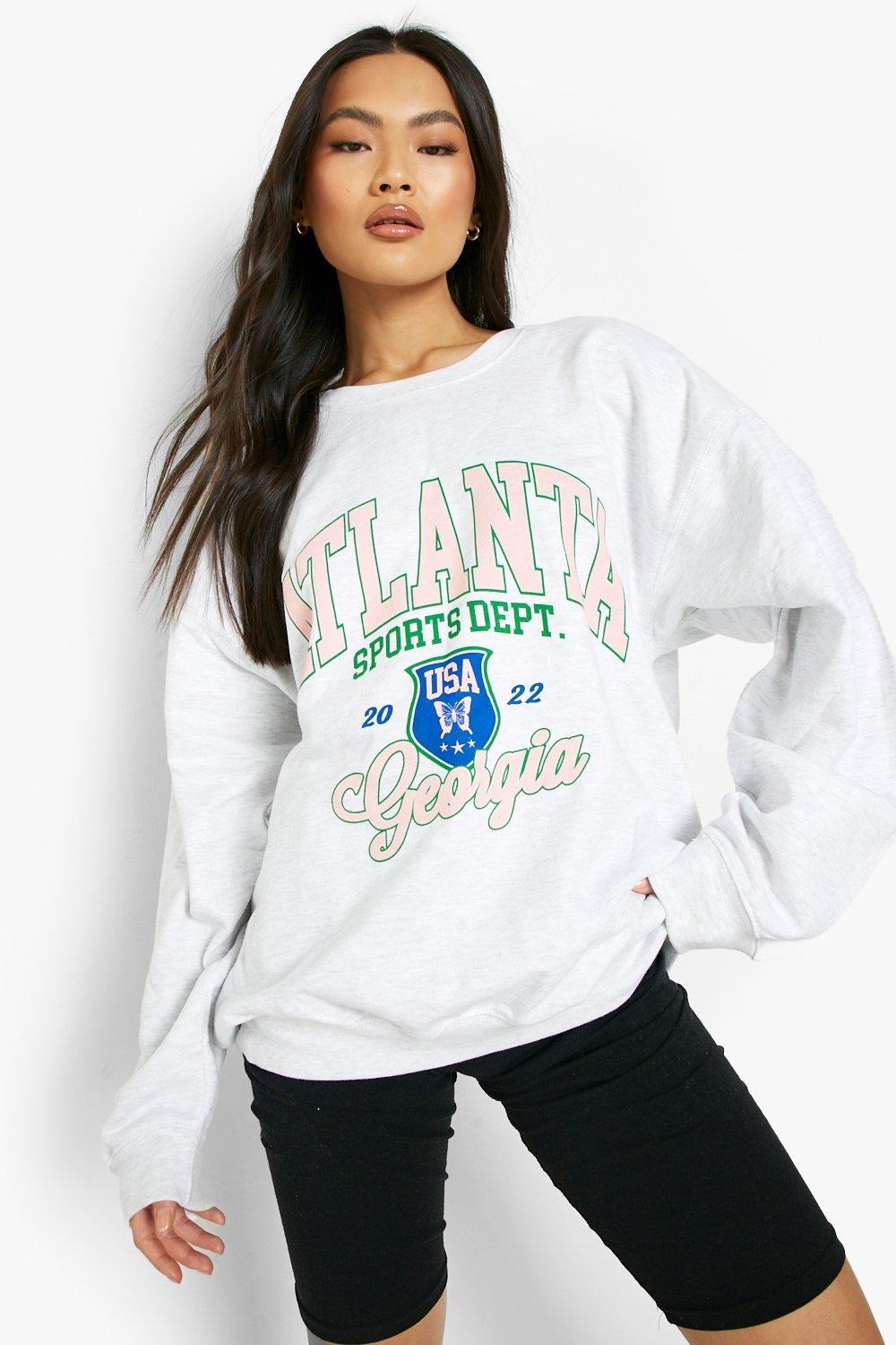 Atlanta Printed Oversized Sweater