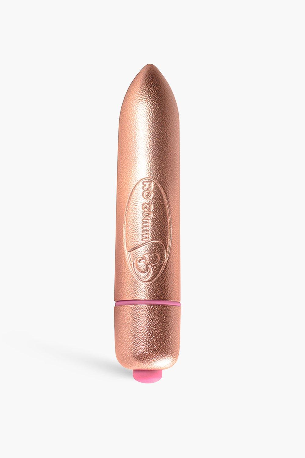 Image of Womens Metallic Mini Vibrator - Pink - One Size, Pink