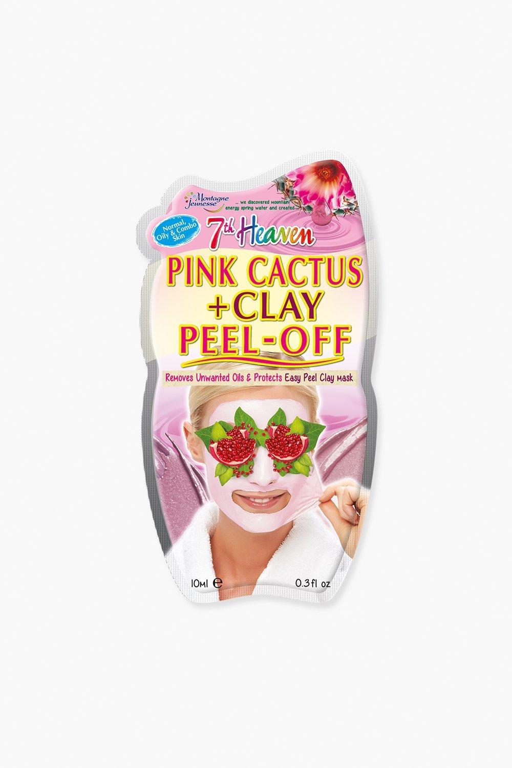 7Th Heaven Roze Cactus & Clay Peel Off Mask, Pink