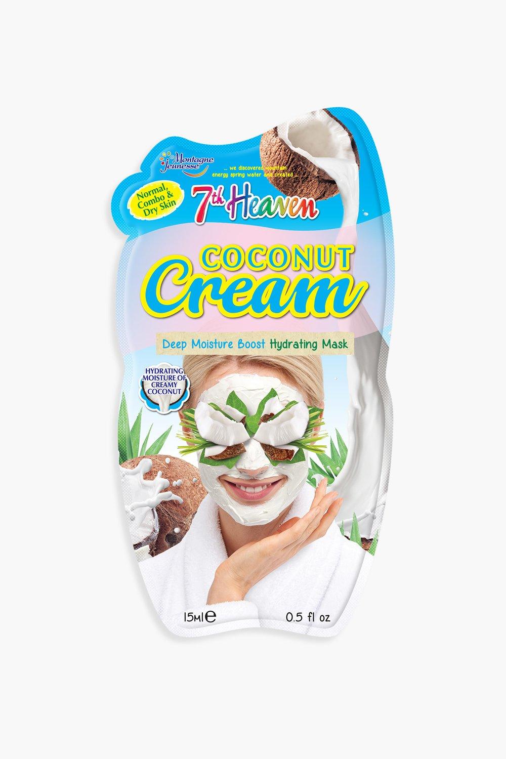 7Th Heaven Coconut Cream Mask, White