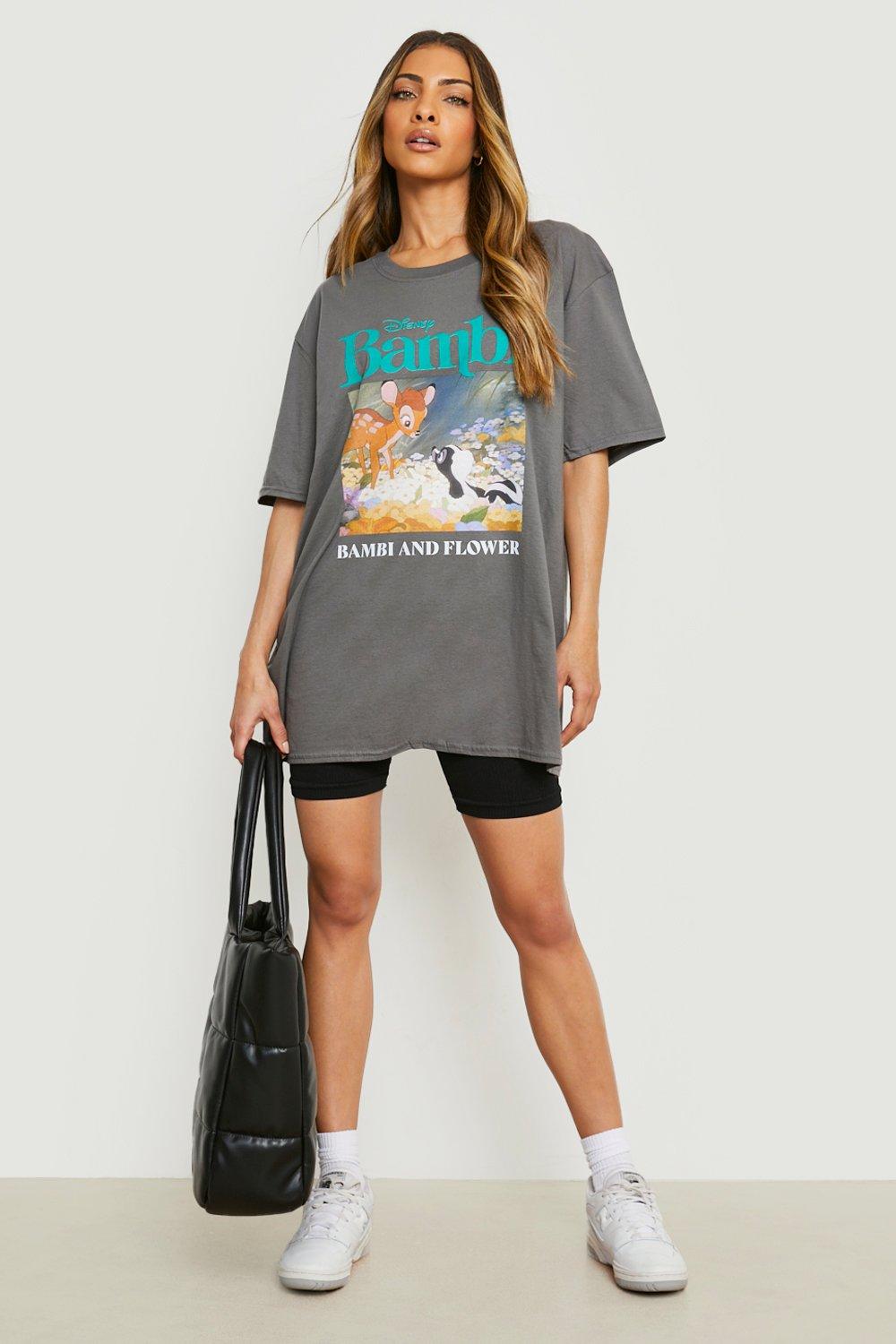Oversized Gelicenseerd Disney T-Shirt, Charcoal