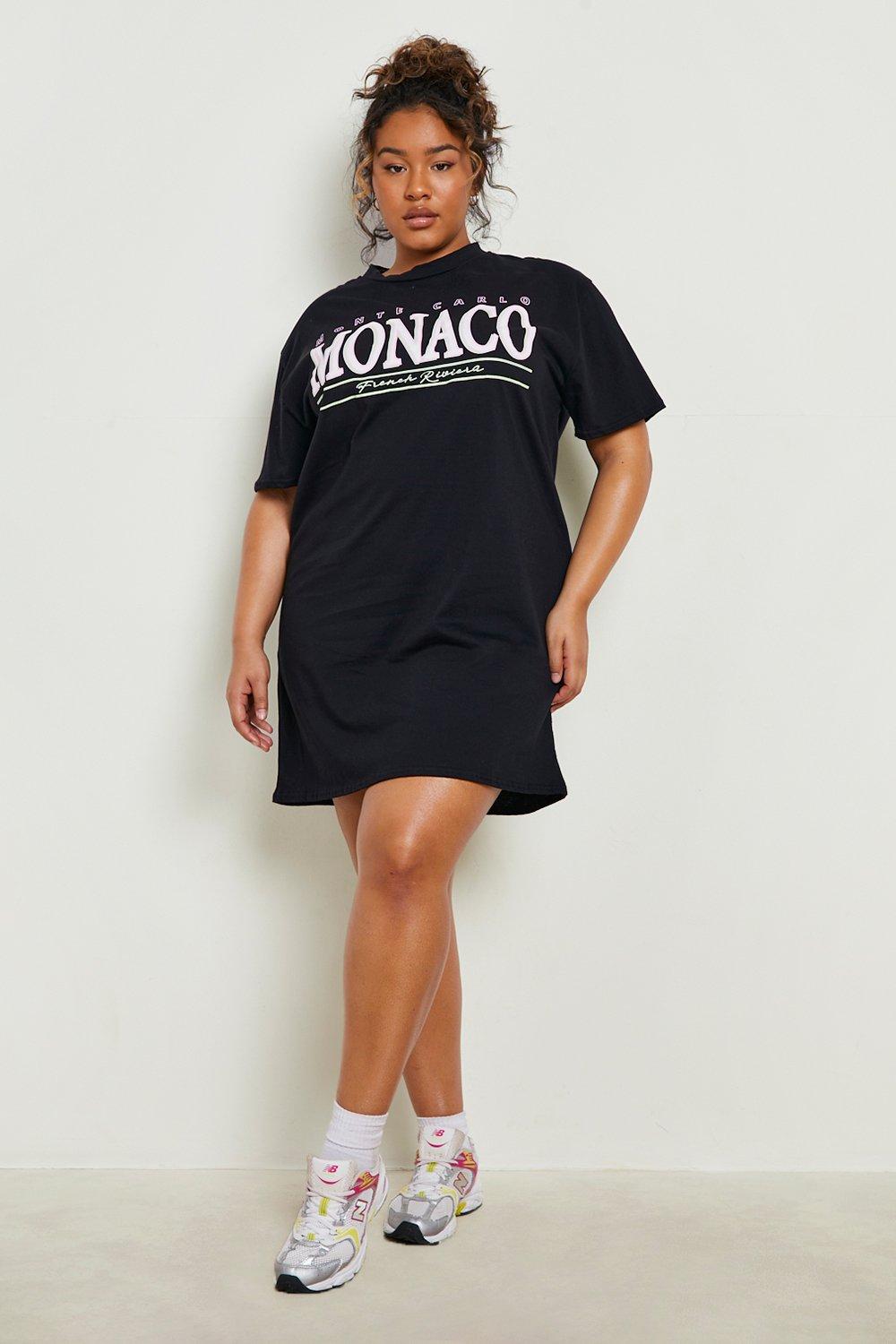 Plus - Monte Carlo T-Shirtklänning, Black