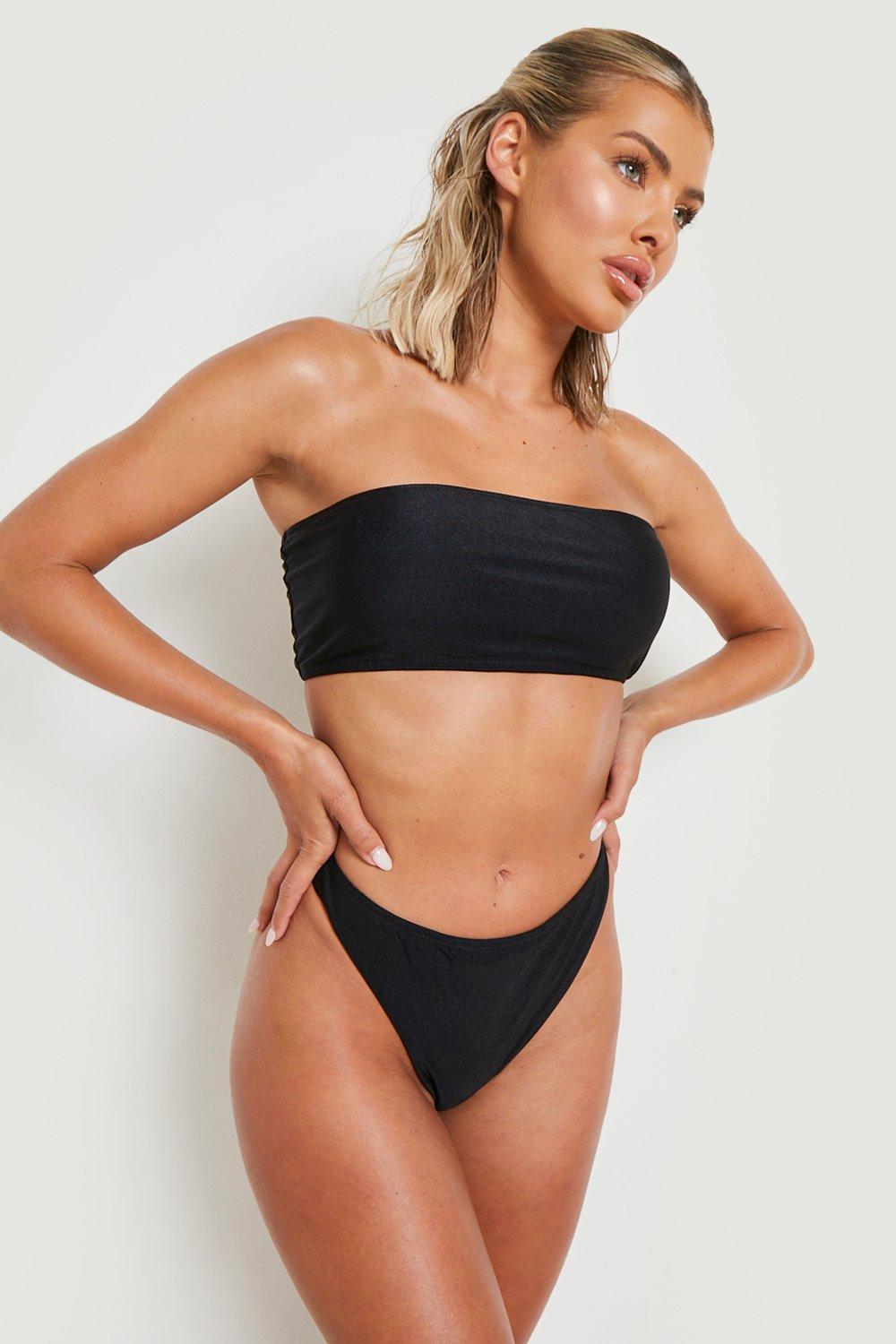 Mixa & Matcha Bikinitrosor I Stringmodell, Black
