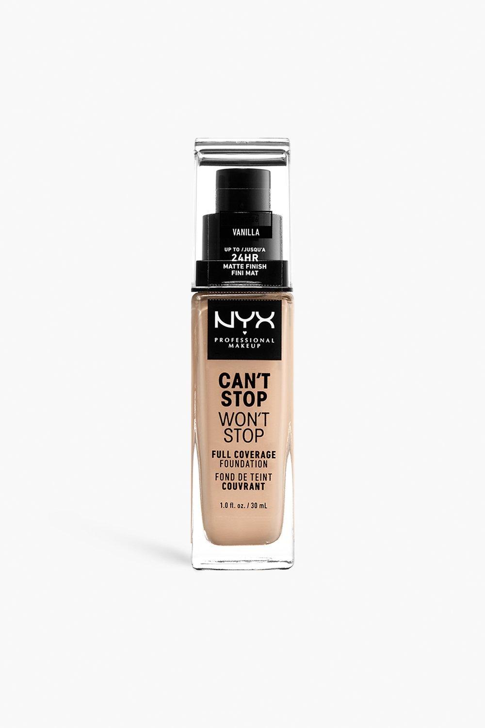 Nyx Professional Makeup Can'T Stop Won'T Stop Full Coverage Foundation, Vanilla