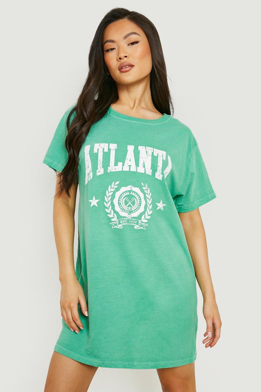 Atlanta T-Shirtklänning, Green