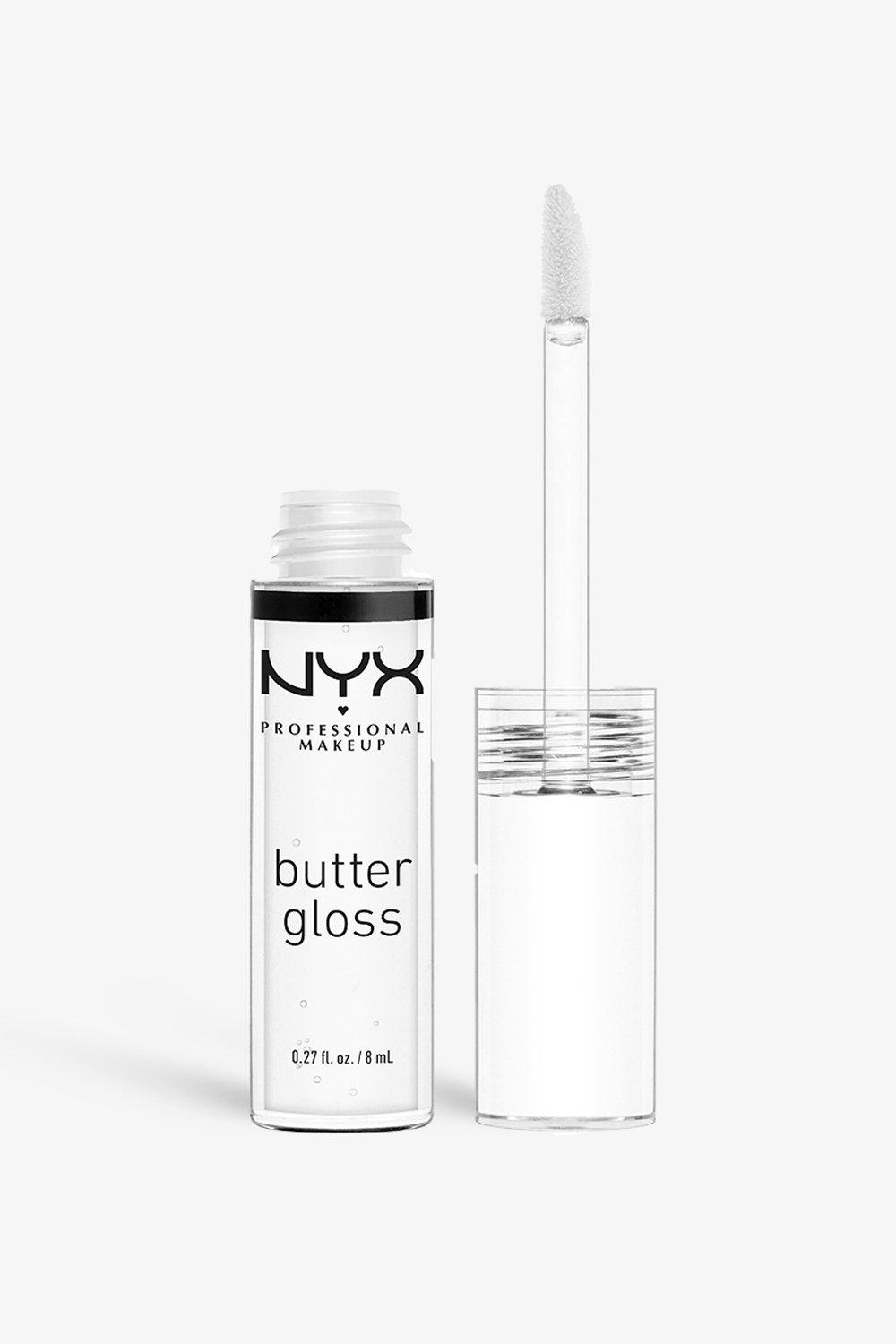 Nyx Professional Makeup Non-Sticky Butter Lip Gloss Clear, Clear