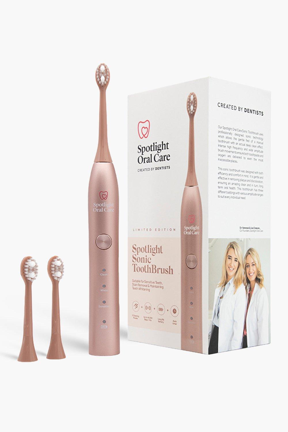 Spotlight Oral Care Rose Gold Sonic Toothbrush, Rose Gold