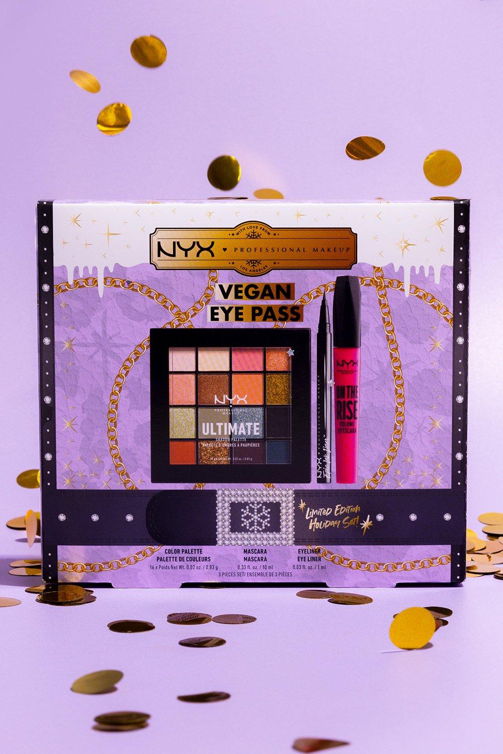 Nyx Professional Make-Up Vegan Eye Pass Geschenkset, Black