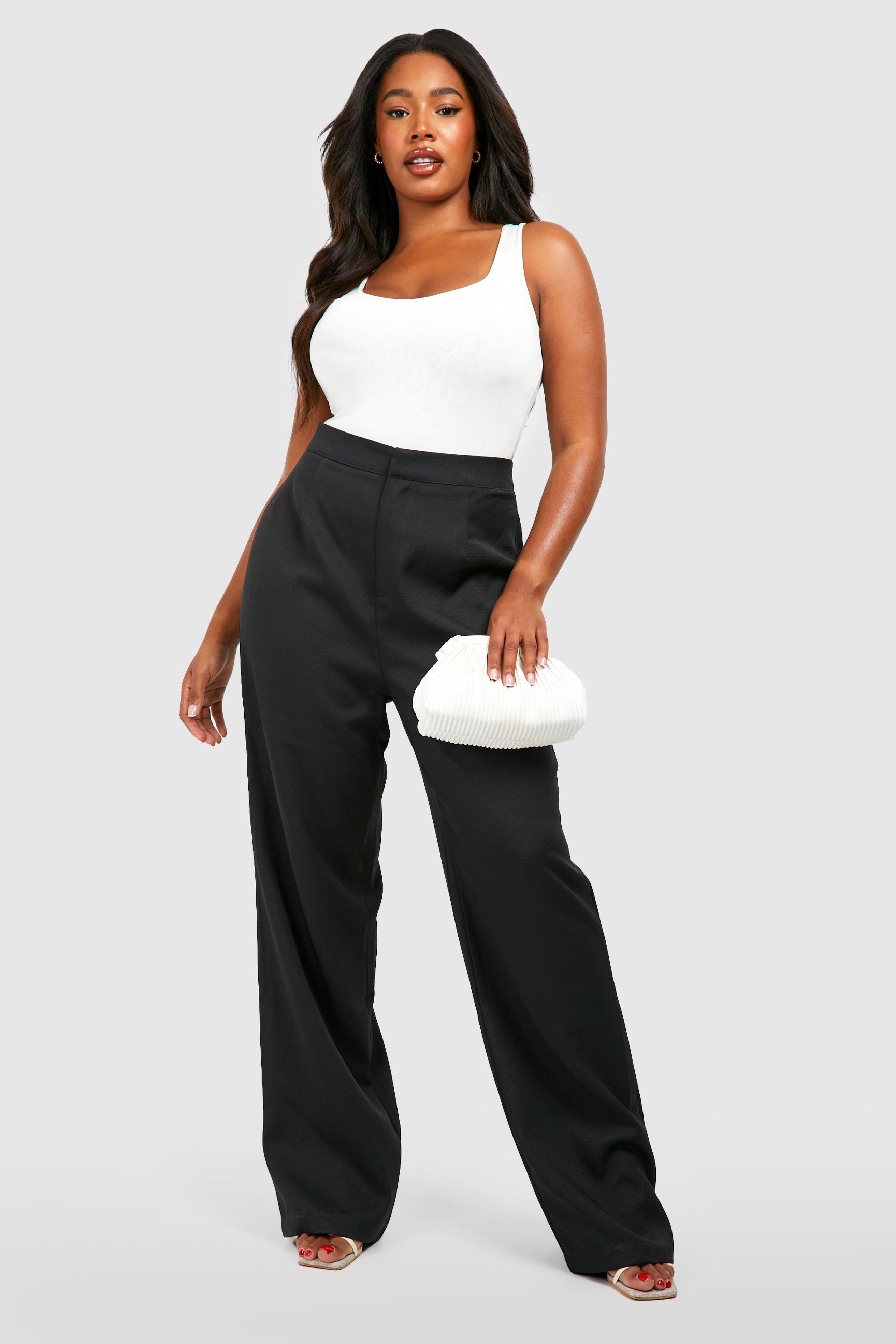 Plus Tailored Pants - Black - 18 product
