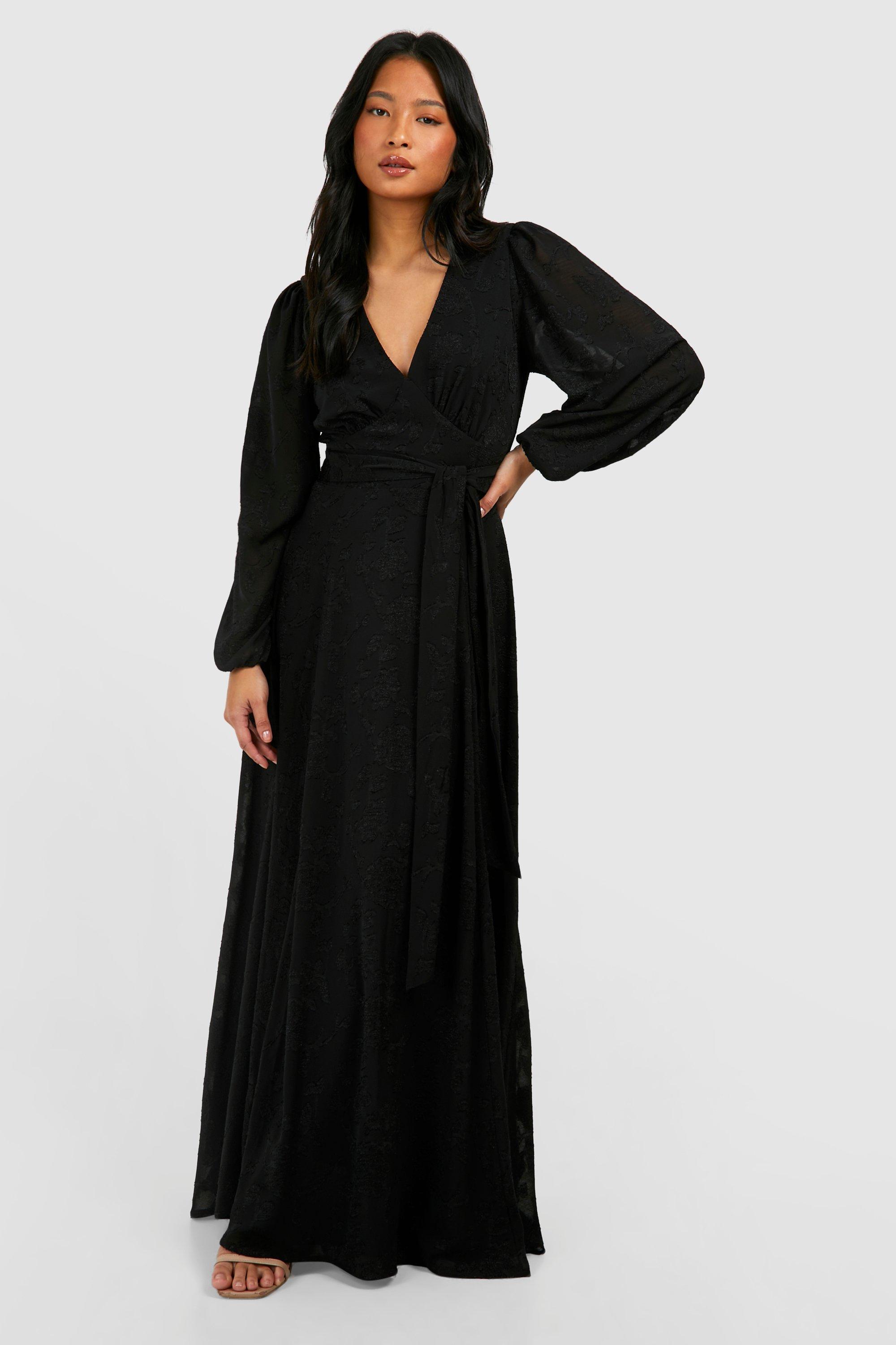 Black funeral dress long sleeve best sale