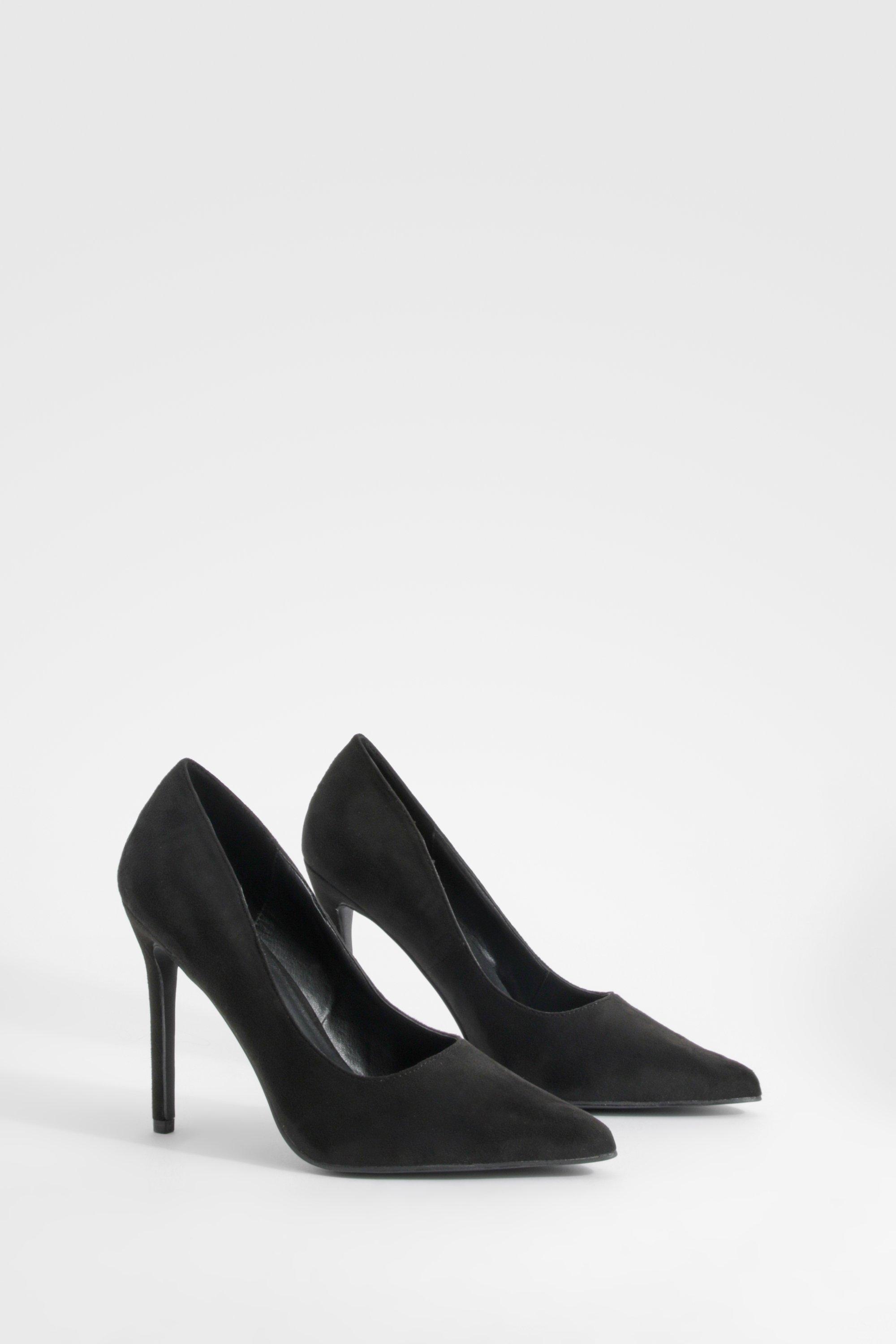 Image of High Stiletto Court Shoes, Nero