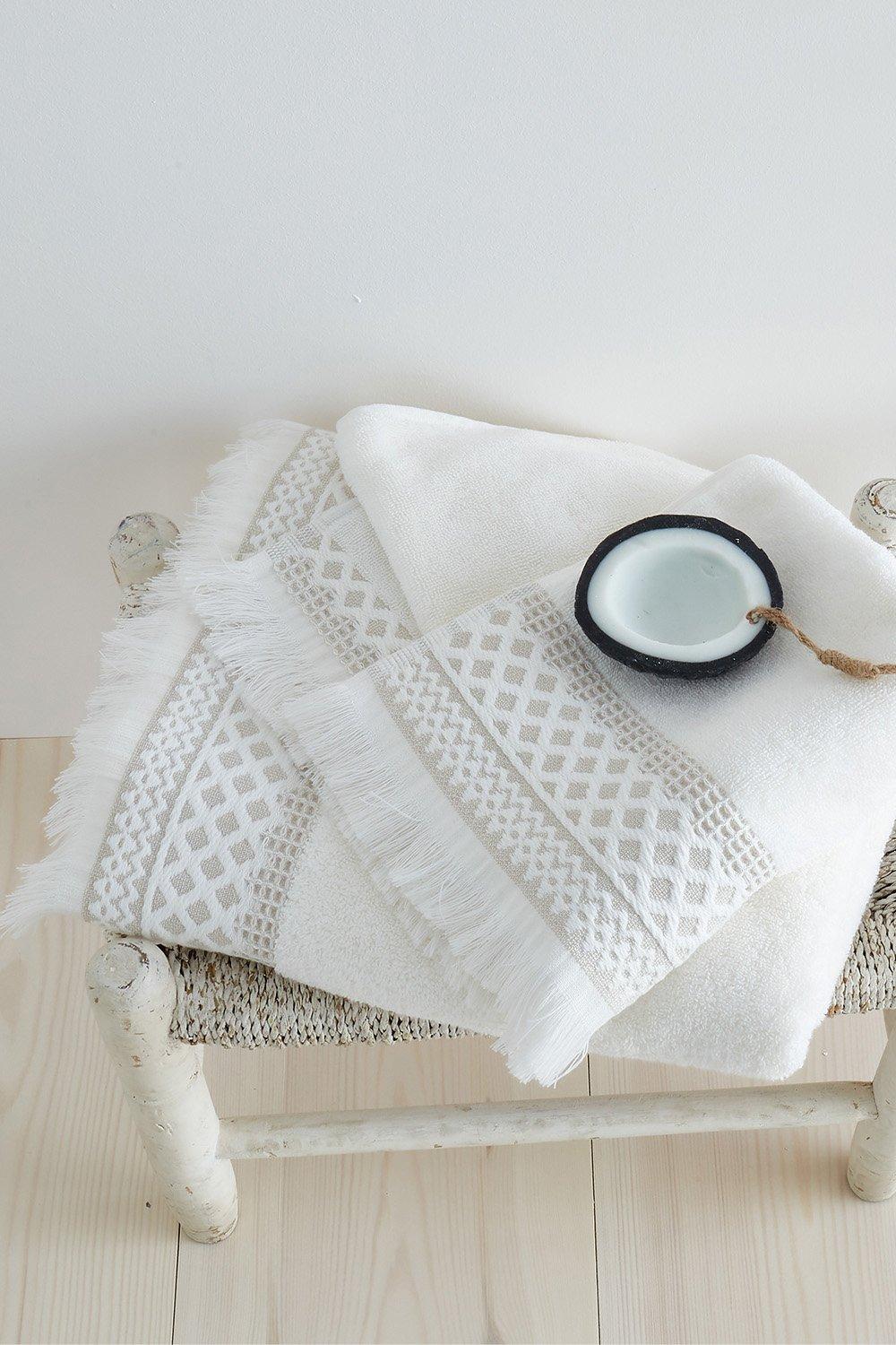 Picture of Diamond Fringe Bath Towel