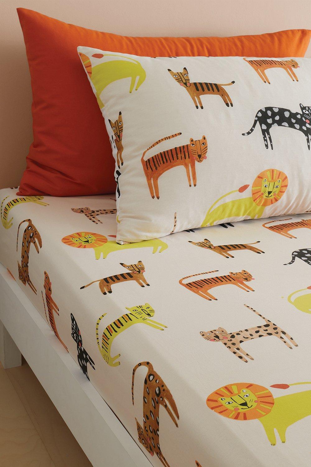 Picture of Khari Animals Single Fitted Sheet