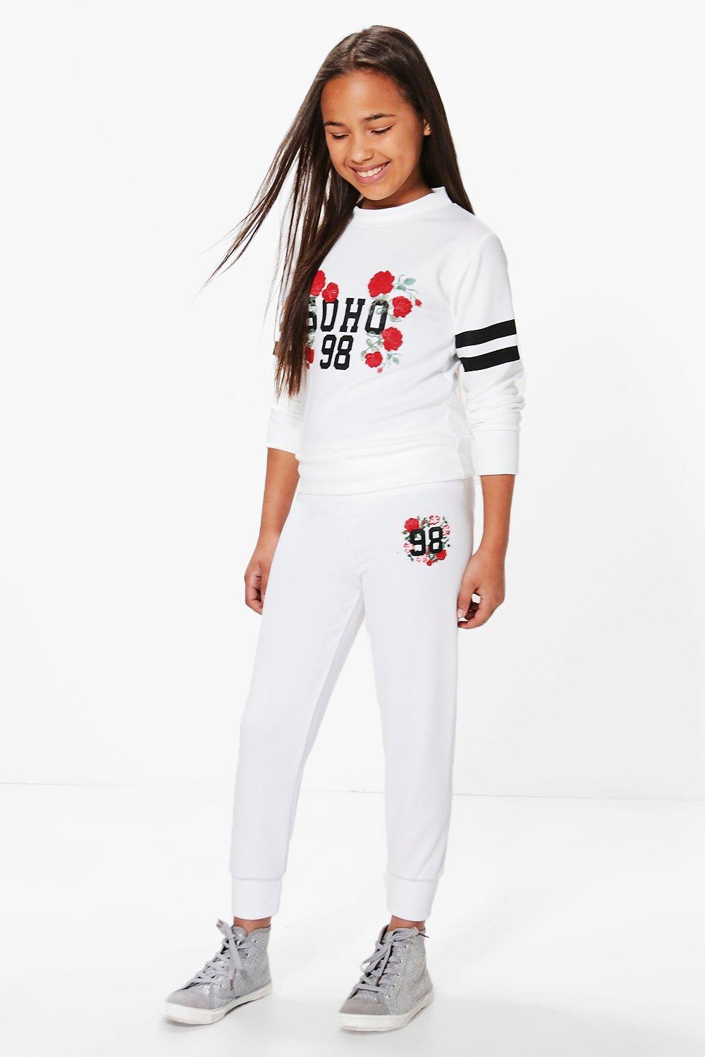 girls jogger suits