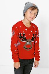 Boys Rudolph Christmas Jumper