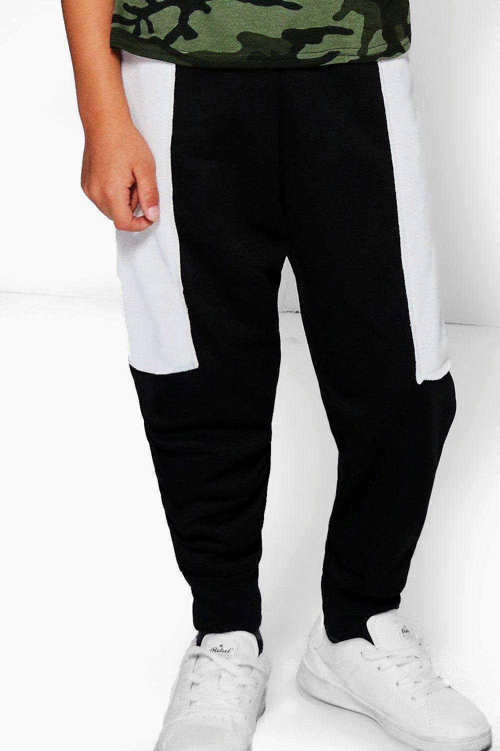 mesh panel joggers