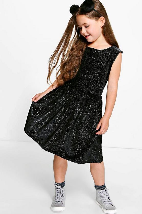 skater dress glitter