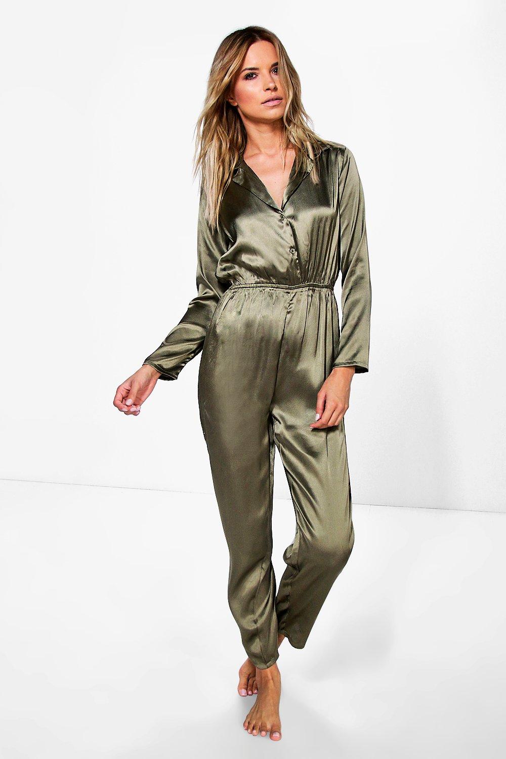 satin jumpsuit