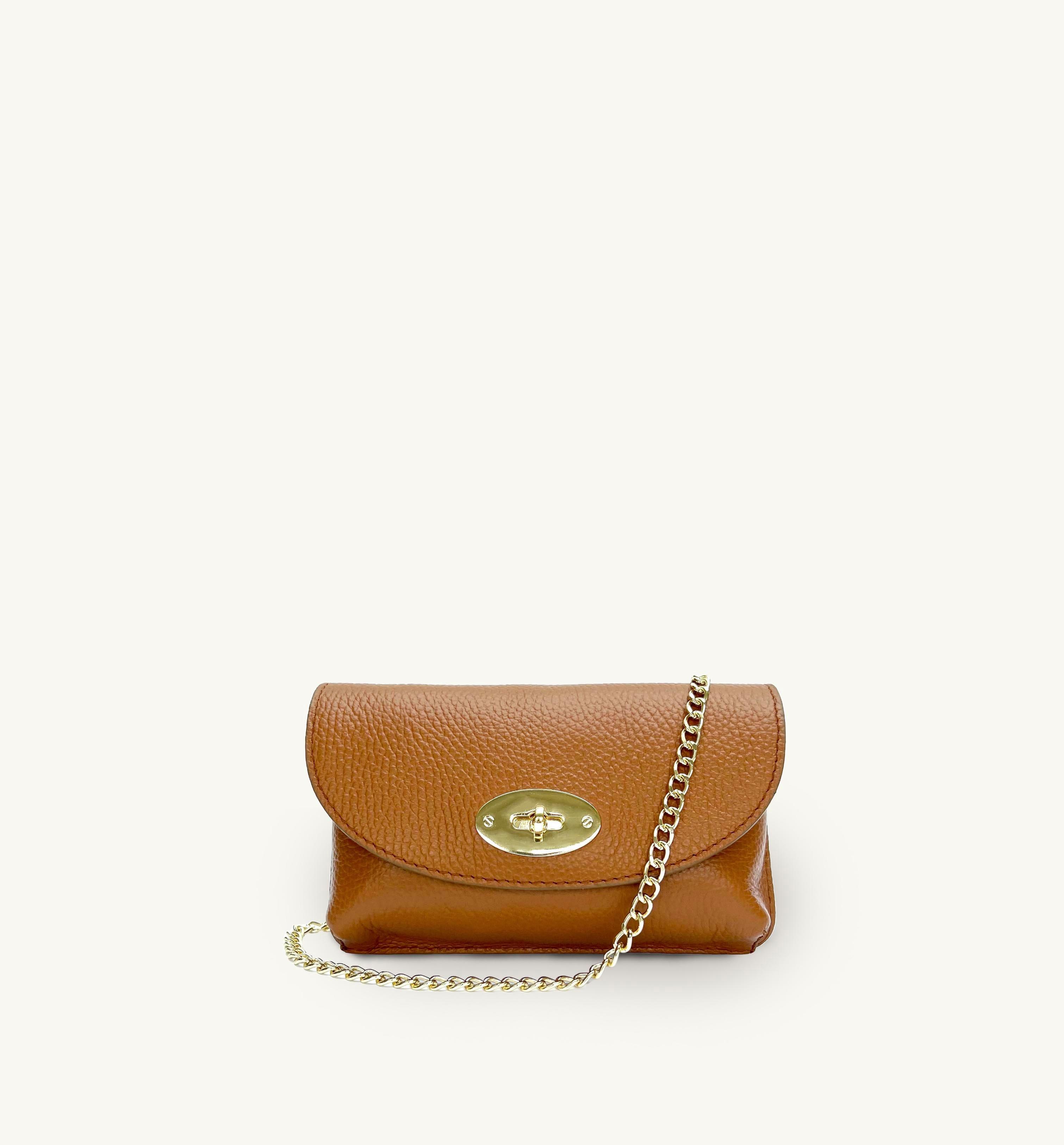 Mila Chain Detail Vanity Bag In Clear Perspex Nude Mila Chain Detail