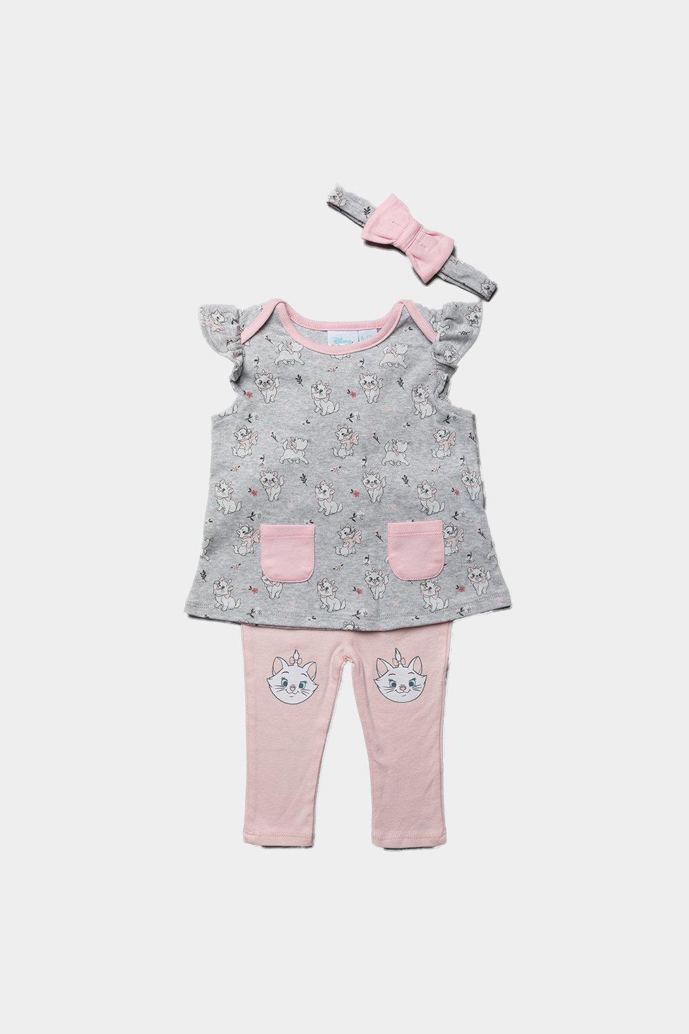 Disney Baby Women's Marie 3-Piece Outfit|Size: 18-24 m|pink