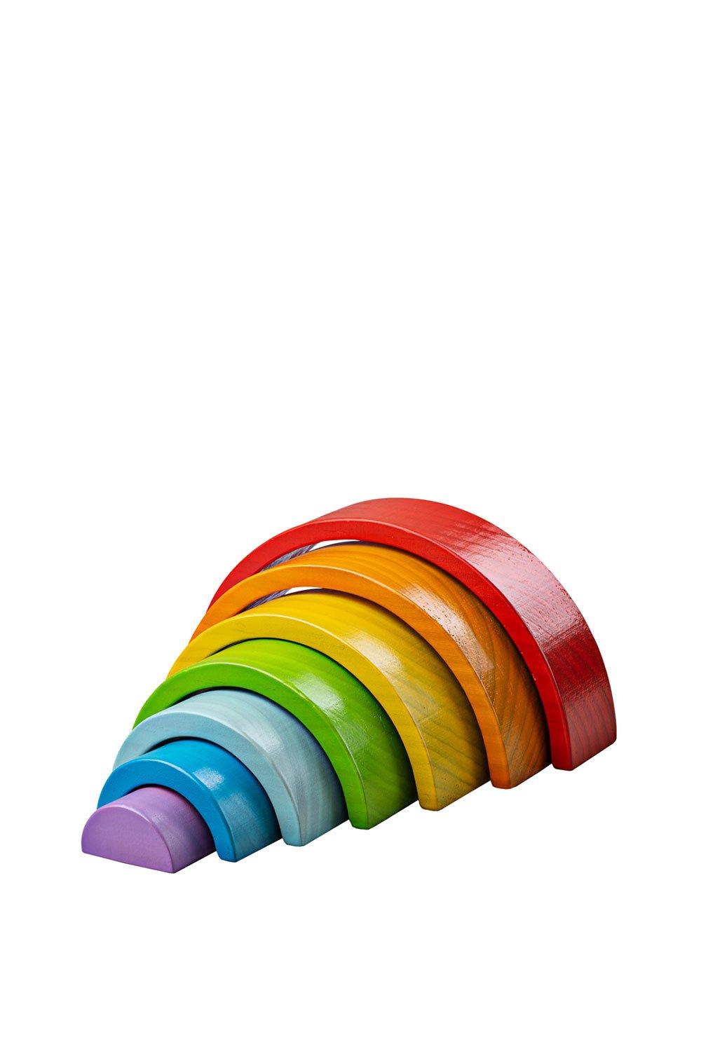 Bigjigs Toys Small Stacking Rainbow Toy
