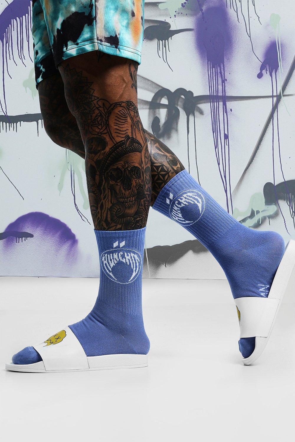 Комплект из 2 пар носков Quavo, белые и синие