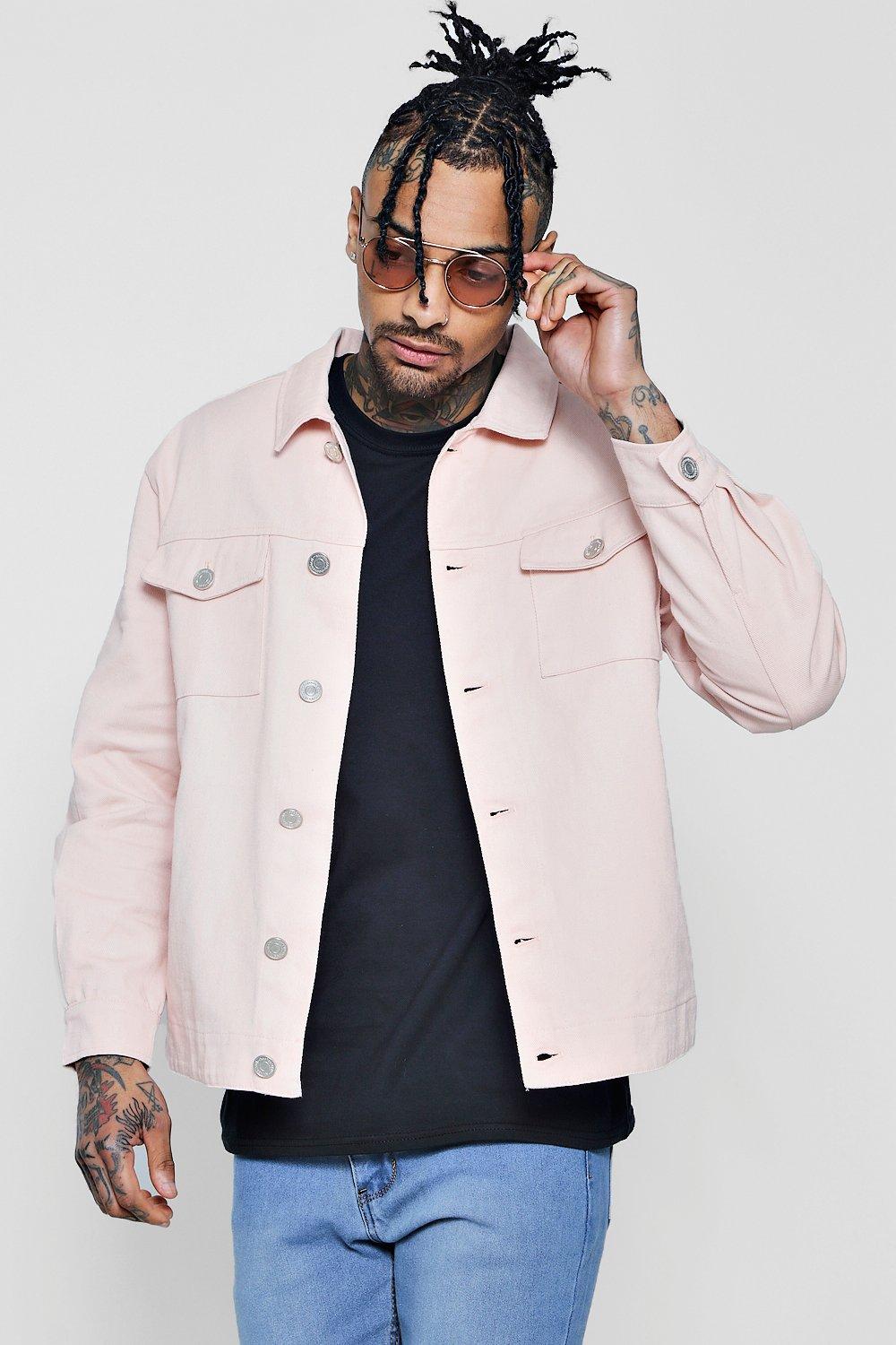 Cotton Twill Trucker Jacket from BoohooMan.com