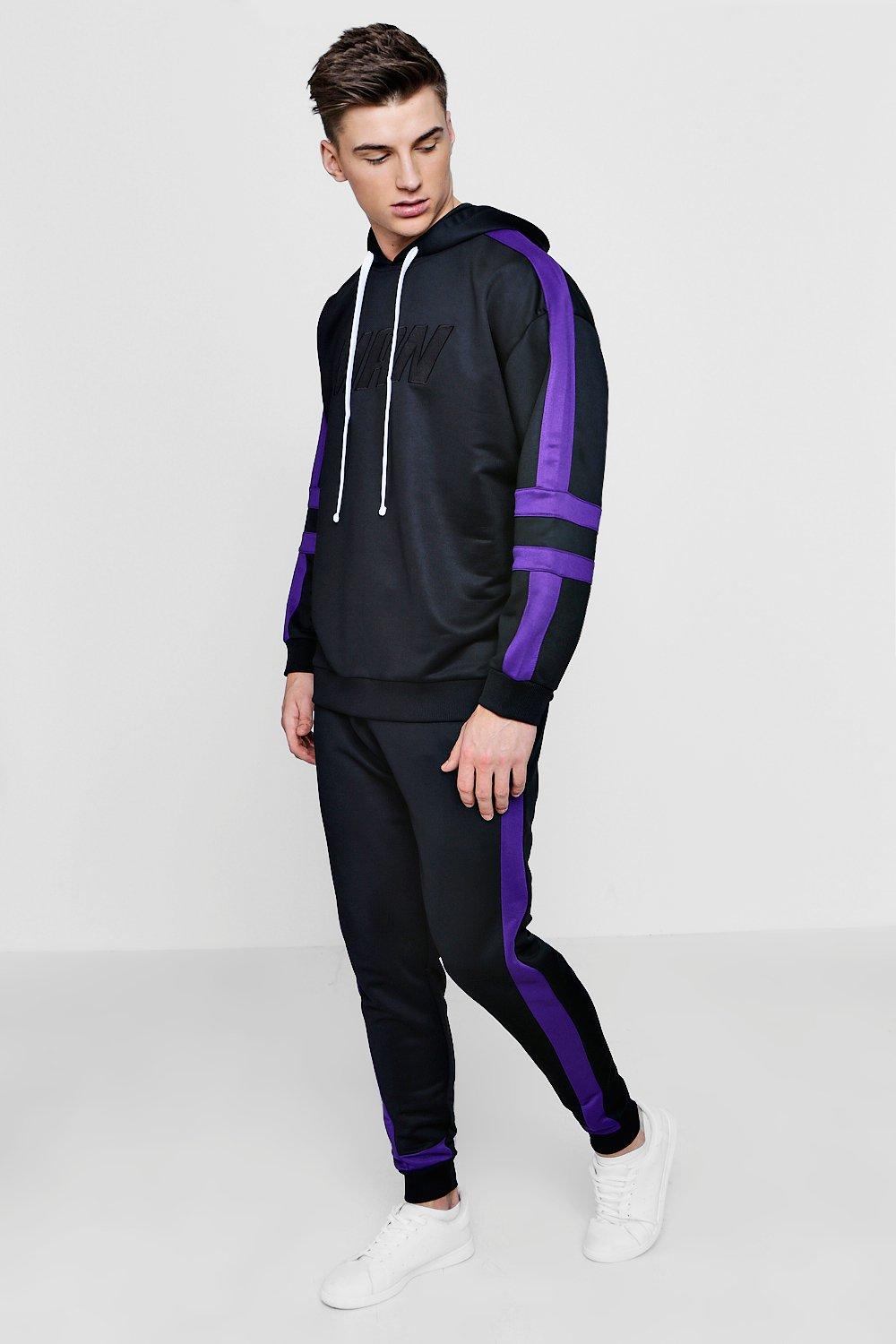 boohooman oversized tracksuit