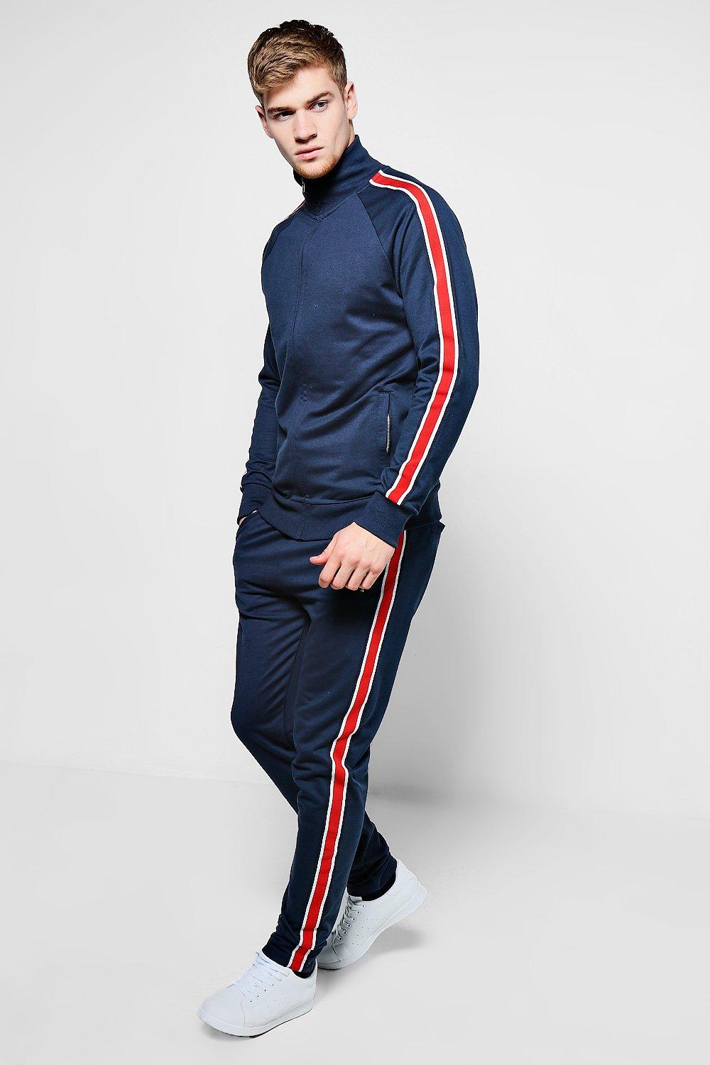 tracksuit trousers full length zip